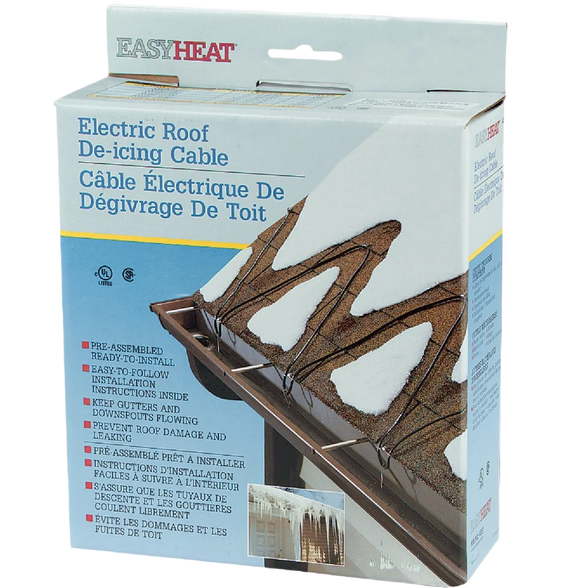 Dependable Easy Heat 100 Ft. 120V 5W Roof De-Icing Cable Recyclable