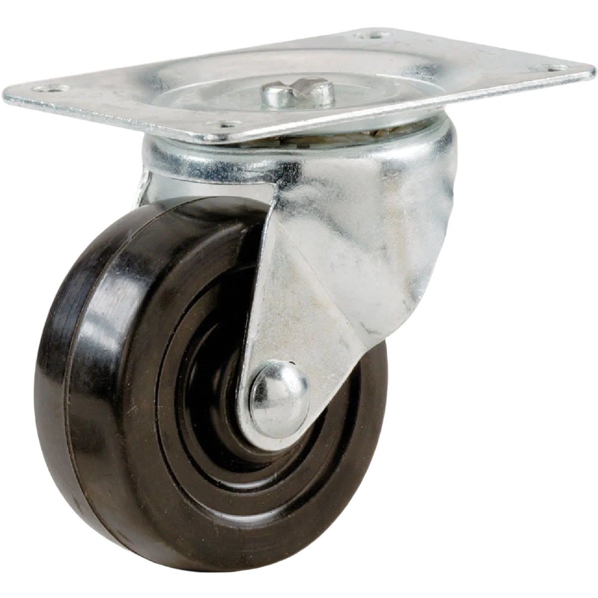 Dependable Shepherd Hardware 2-1 2 Rubber General-Duty Swivel Plate Caster Efficient
