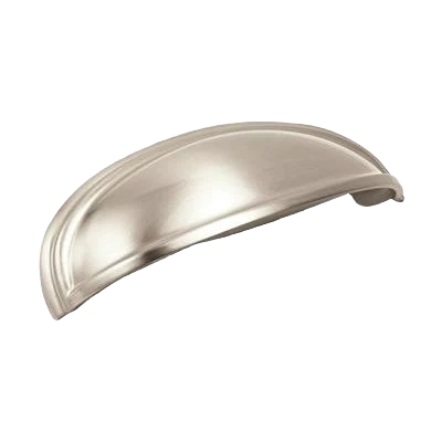 Dependable Amerock Ashby 3 or 4 Center-to-Center Satin Nickel Cabinet Cup Pull Organic