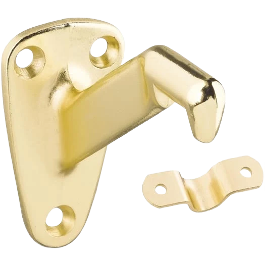 Enhanced National Hardware Brass Zinc Die-Cast With Steel Strap Handrail Bracket Durable