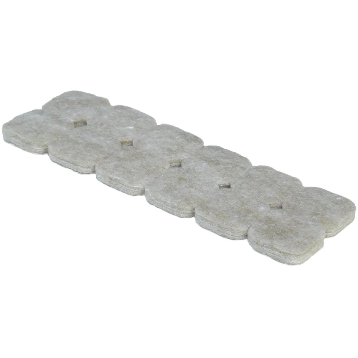 Long-Lasting Do it 1 In. Beige Self Adhesive Square Felt Pads 16-Count Minimalist