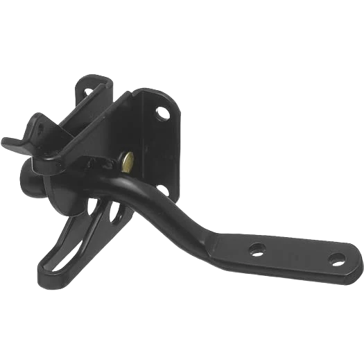 Green National Hardware Black Steel Automatic Gate Latch Outstanding