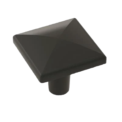 Stylish Amerock Extensity 1-1 8 Length Matte Black Cabinet Knob Convenient