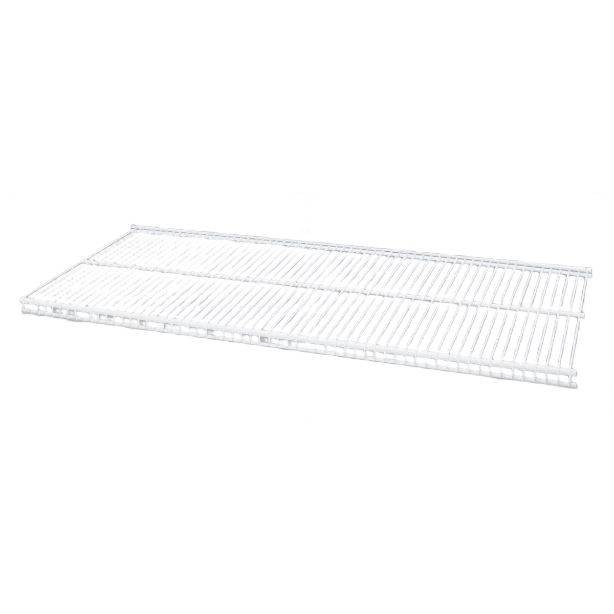 Unique domRail White Profile Ventilated Closet Shelf 12 x 36 in. Effective