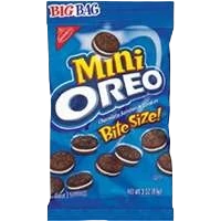 Selected Nabisco Mini Oreos 3 oz. Fast