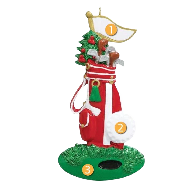 Convenient Rudolph Me Personalized Golfer Ornament Clean