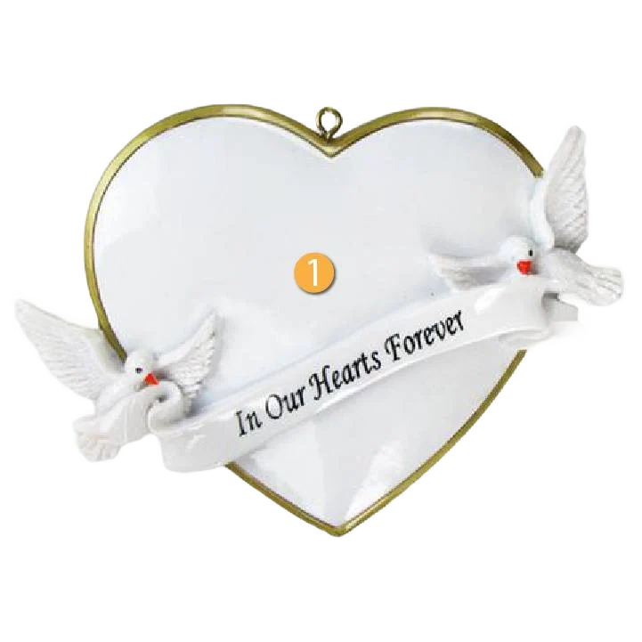 Enhanced PolarX Personalized In Our Hearts Ornament Effective