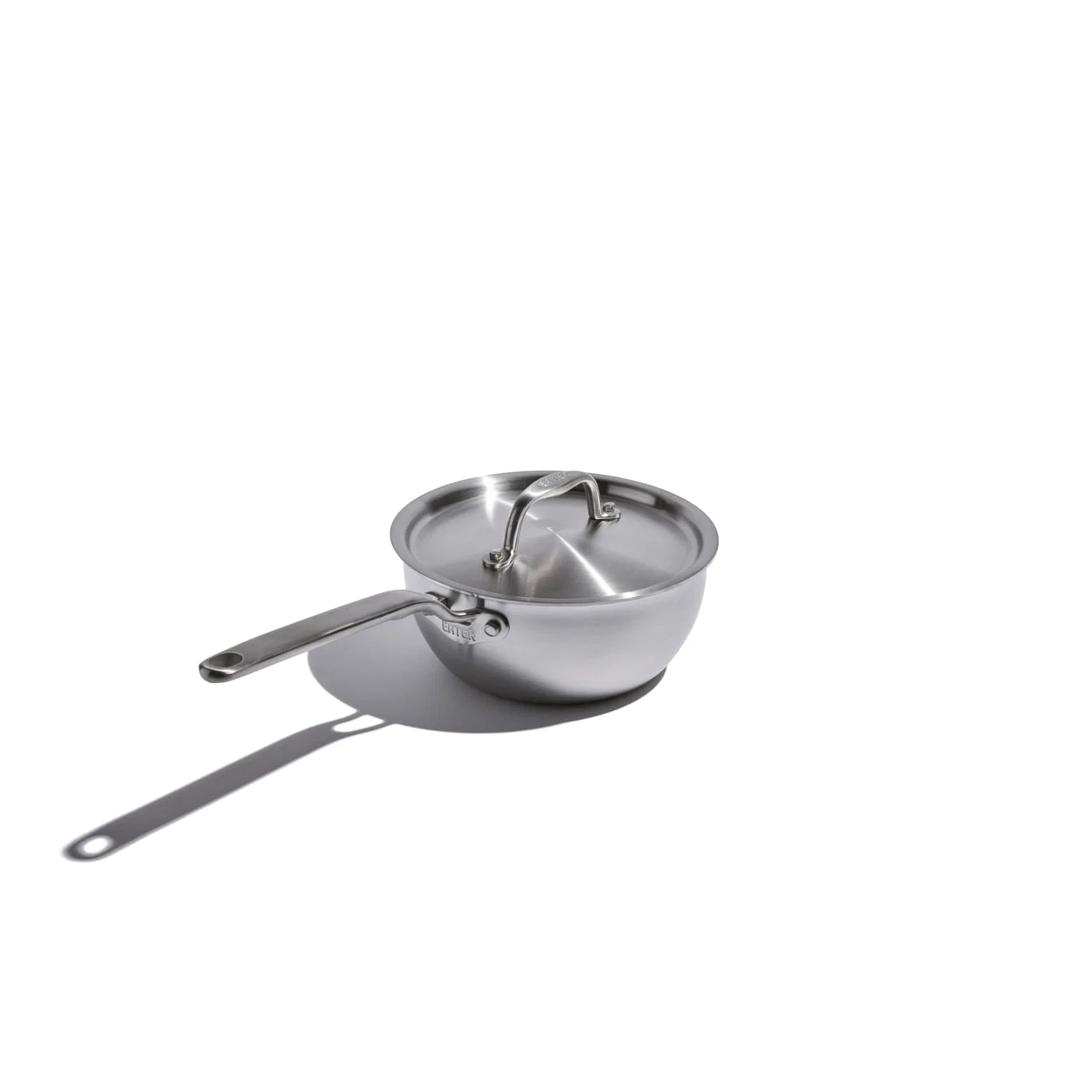 Outstanding Heritage Steel Eater Saucier with Lid - Fully Clad Premium