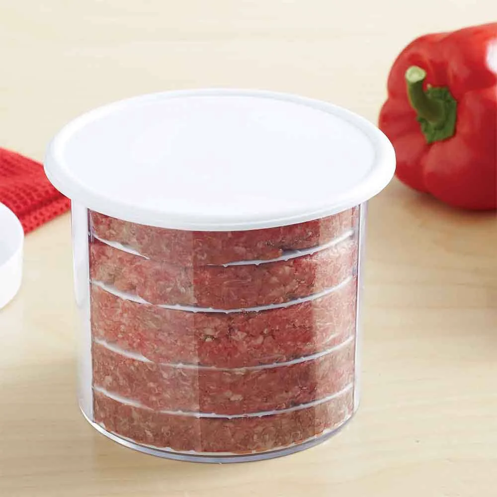 Fine Mr. Bar-B-Q Multi-Layer Burger Press Enhanced