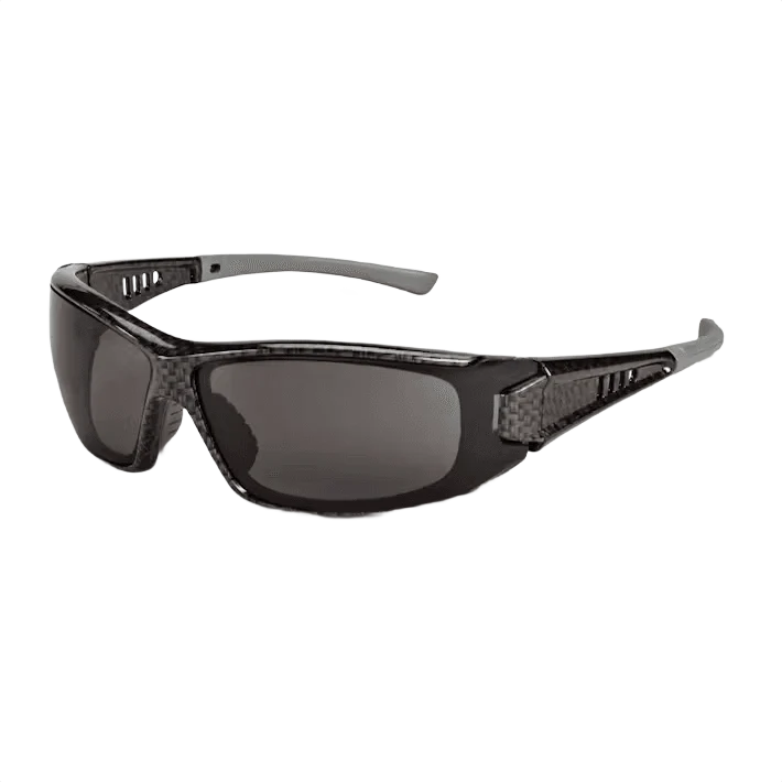 High-End STIHL Patterned Frame Glasses with Smoke Lens Clean