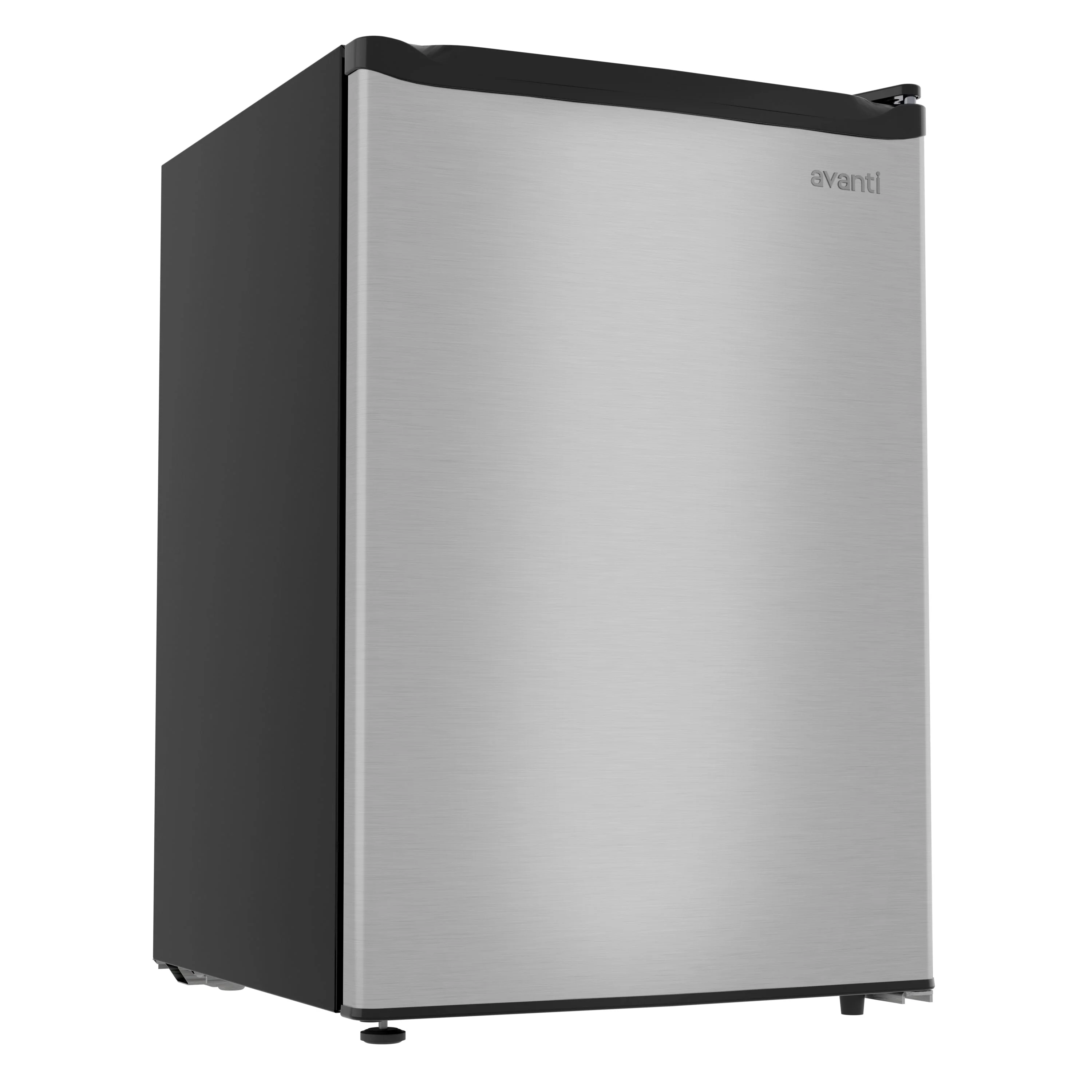 Official Avanti 2.6 Cu. Ft. Compact Refrigerator with Auto-Defrost - Stainless Steel Solid