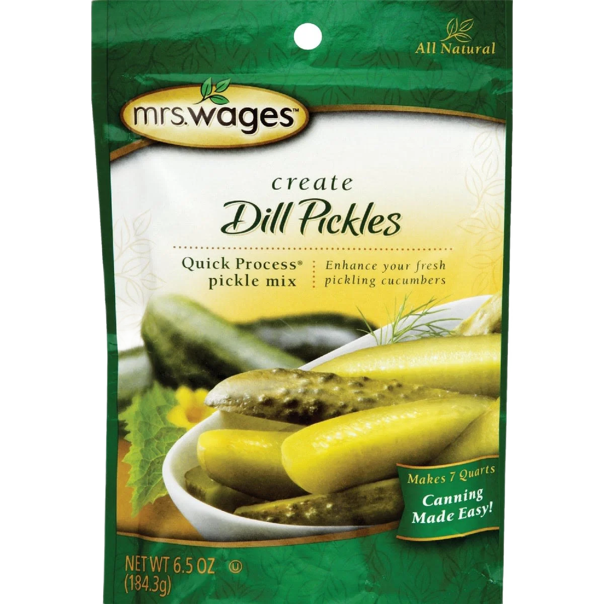 Eco-Friendly Mrs. Wages Dill Pickling Mix 6.5 oz. First-Class