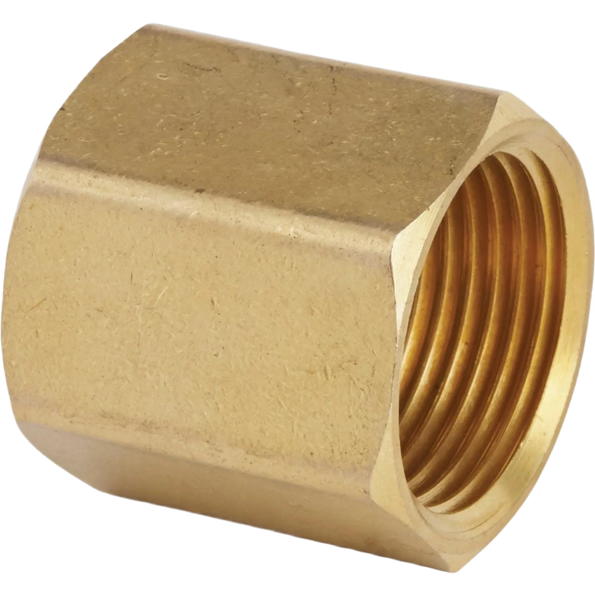 Versatile Garden Brass Non-Swivel Hose Connector 3 4 In. FNH x 3 4 In. FNPT Proven