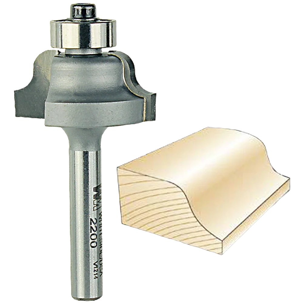 Minimalist Whiteside Roman Ogee Bit 1 4 in. SH x 5 32 in. R Safe