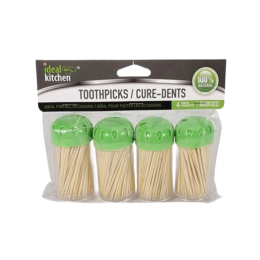 World-Class I Kitchen Toothpicks 4 Pack Durable