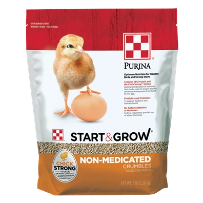 Advanced Purina Start Grow Non-Medicated Poultry Feed 5 lb. Powerful