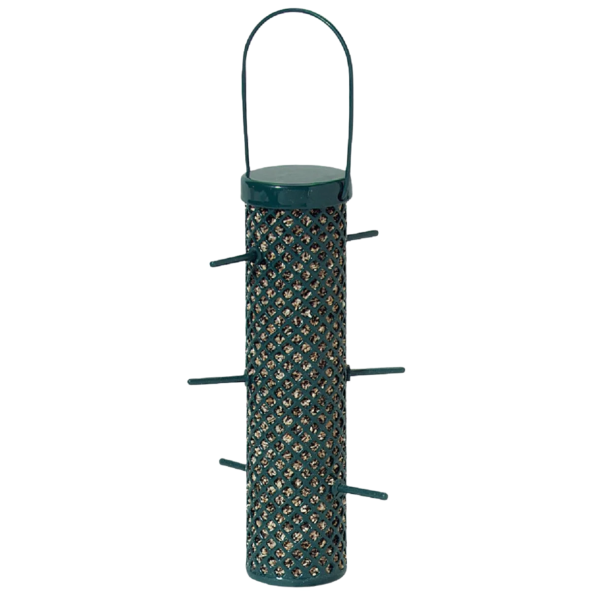 Flexible C S Nugget Green Wire Tube Bird Feeder 24 oz. Optimized