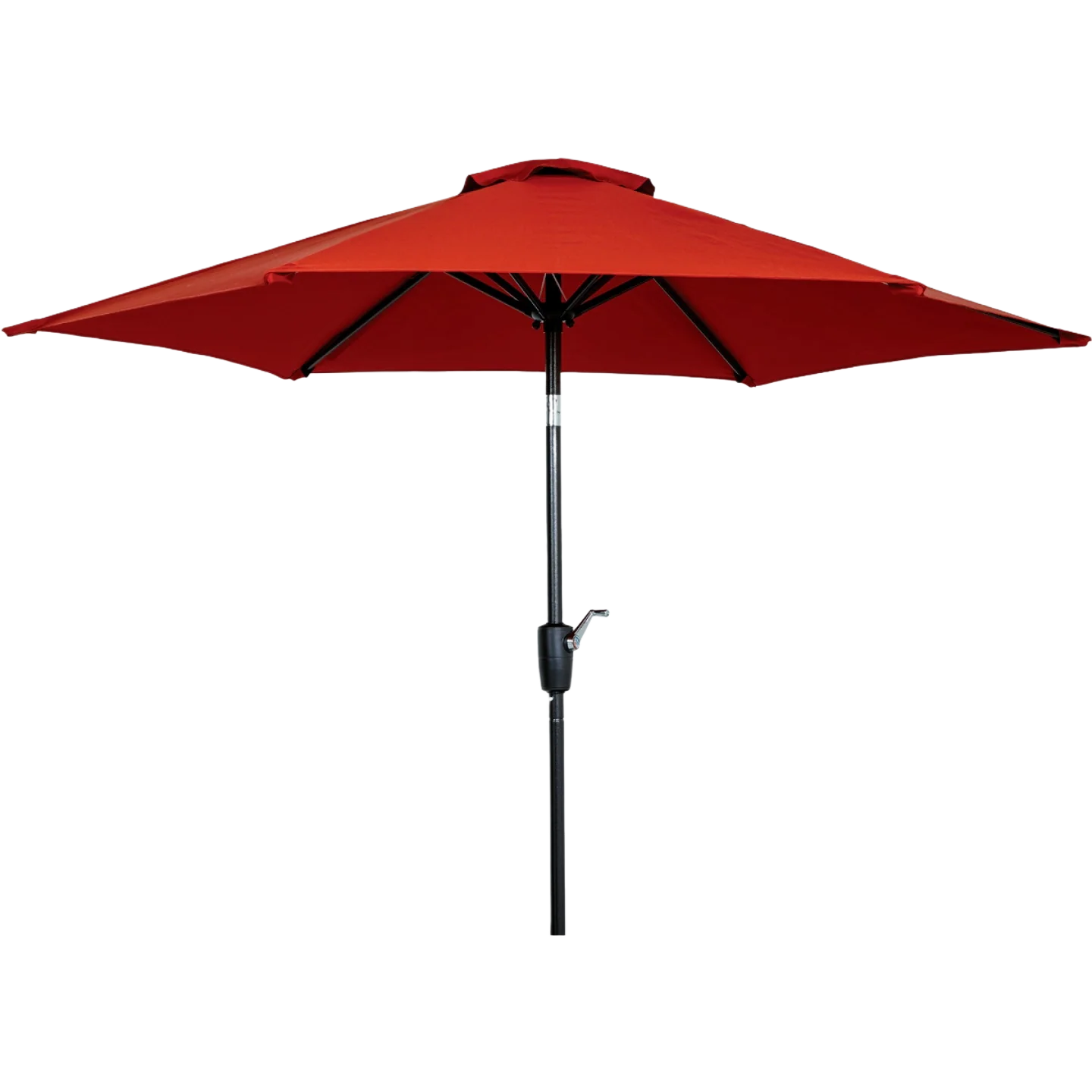 Pure Outdoor Expressions Aluminum Tilt Crank Crimson Red Patio Umbrella 7.5 ft. Trusted