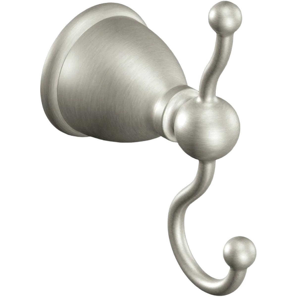 Soft Moen Caldwell Brushed Nickel Robe Hook High-End