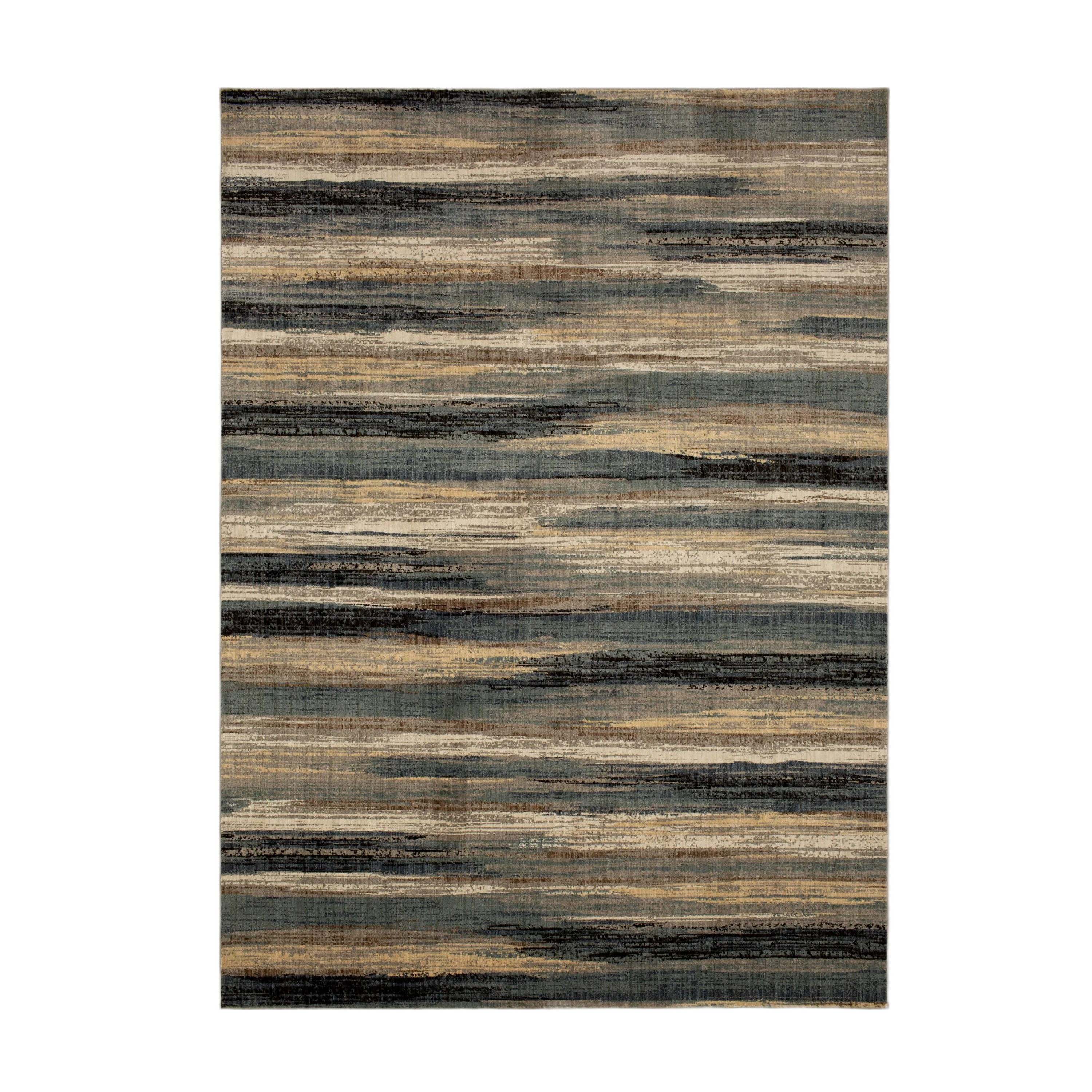 High-Quality Karastan Elements Monaco Denim Rug 5'3 x 7'10 Responsible