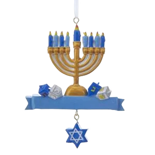 Fine Crafted Kurt S. Adler Personalized Hanukkah Ornament Exceptional