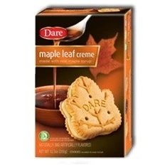 Fine Dare Maple Leaf Cr egrave me Cookies 10.6 oz. Authentic