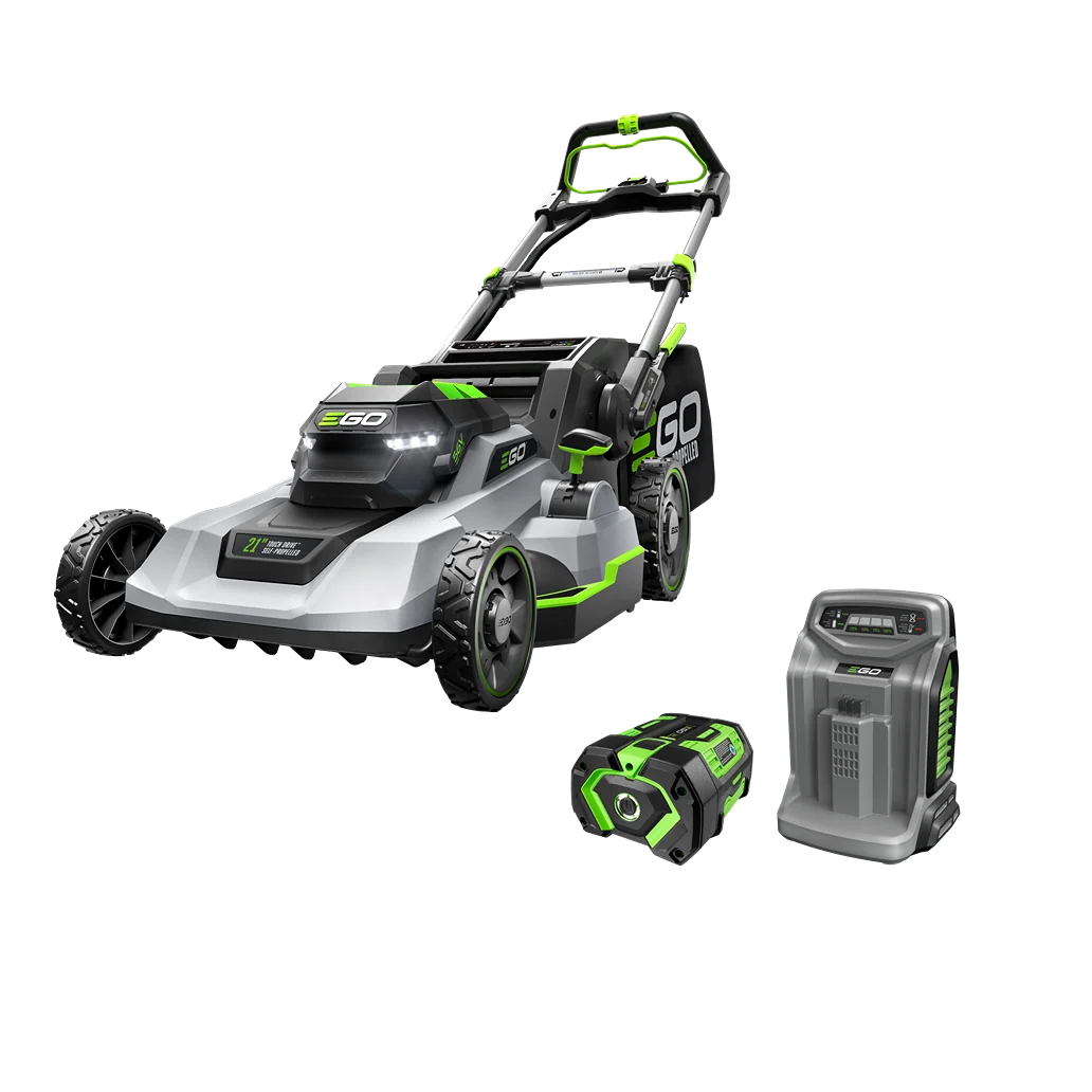 Minimalist EGO Power 21 Self-Propelled Mower with Touch Drive Kit Environmentally Friendly