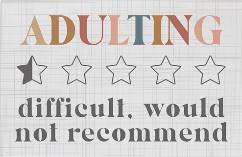 Refined Simply Said 5.25 Adulting Half-Star Rectangle Versatile