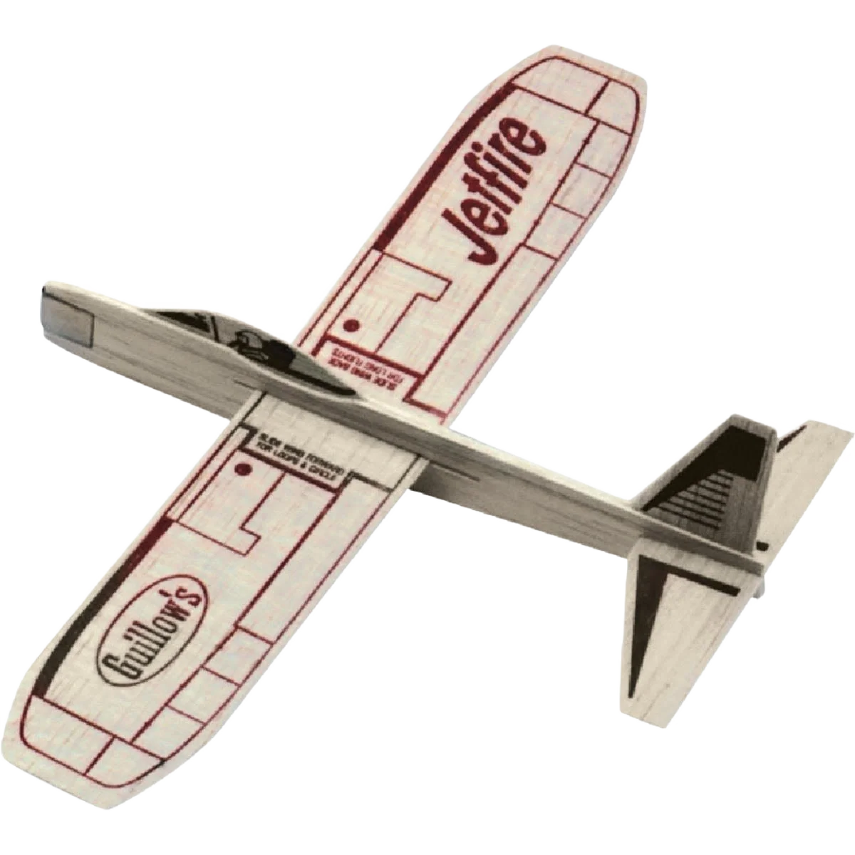 Durable Guillow's JetFire Balsa Glider Plane Selected