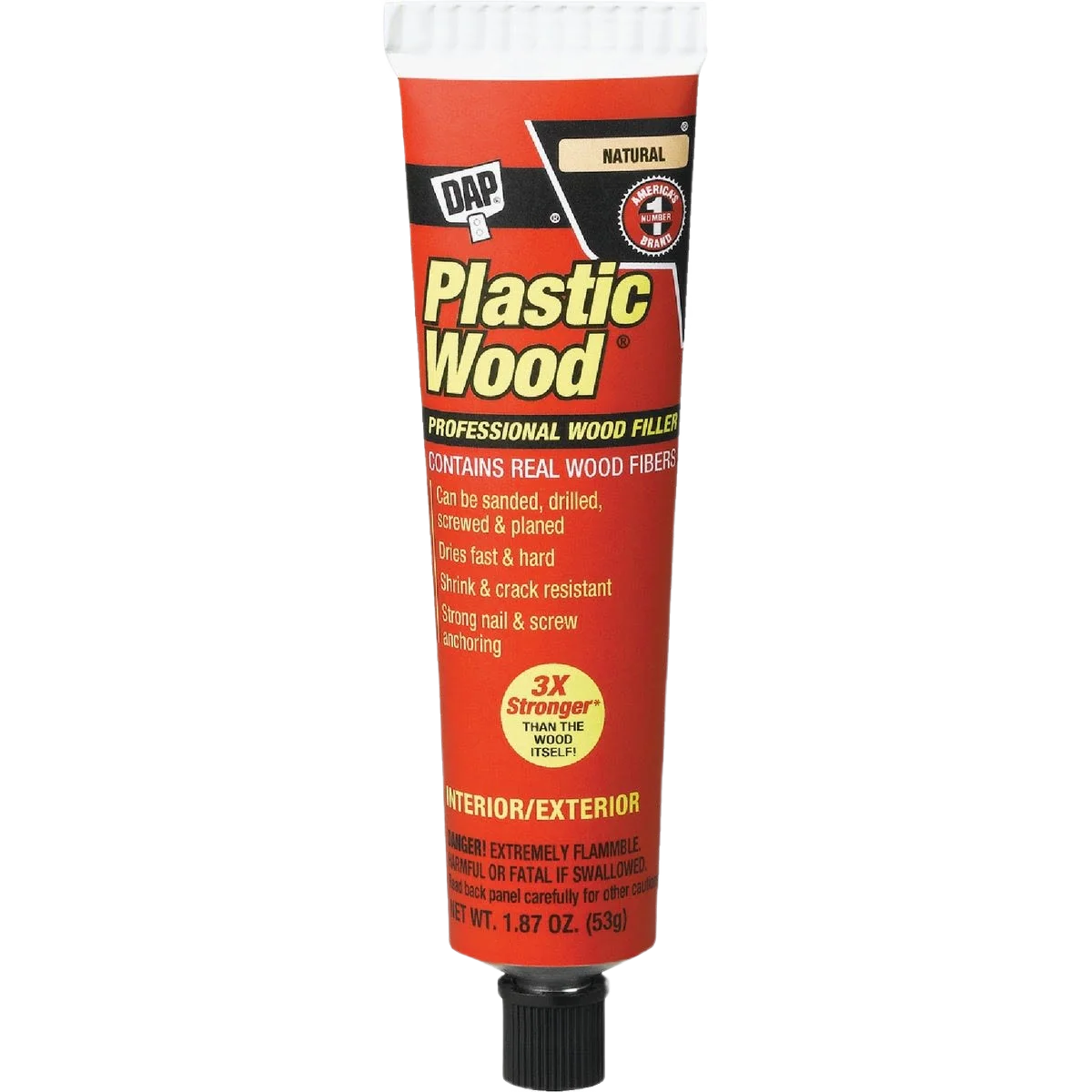 Casual DAP Plastic Natural Solvent Professional Wood Filler 1.8 oz. Superior