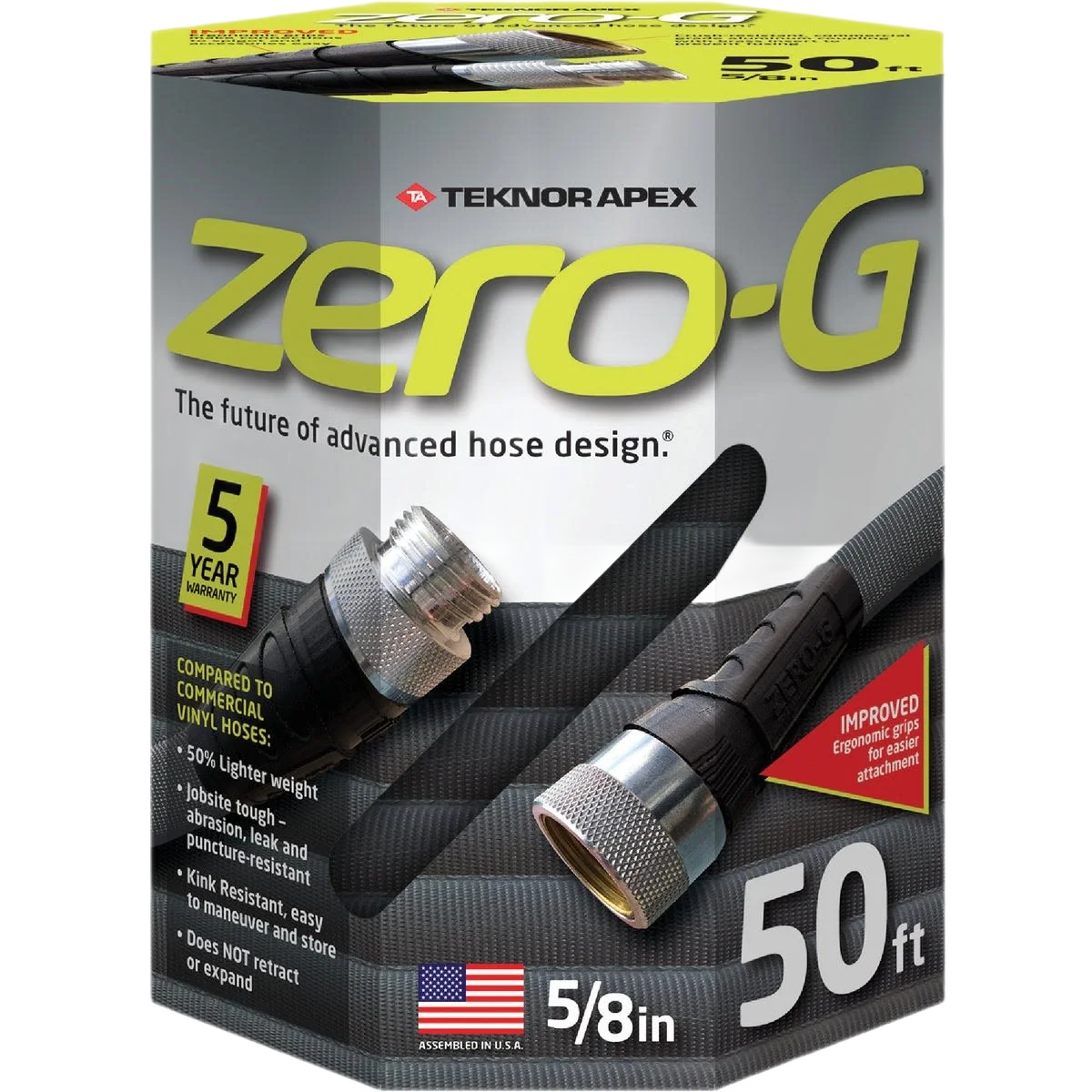 Detailed Zero-G Drinking Water Safe Garden Hose 50 ft. Fashionable