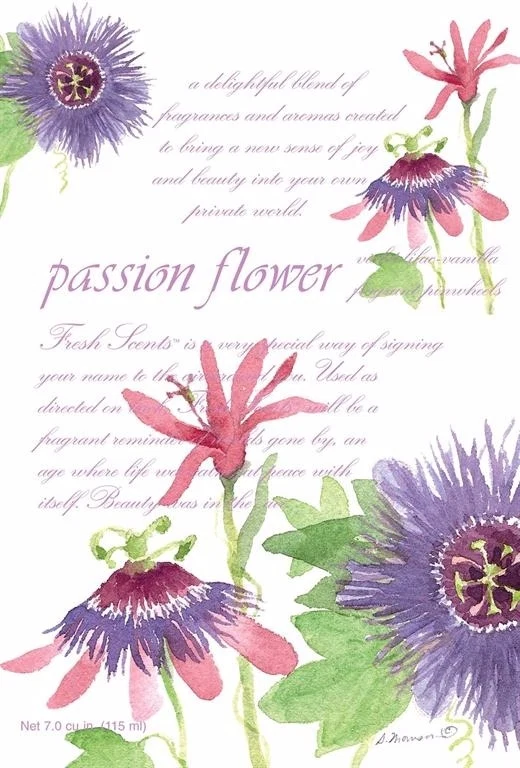 Fine Crafted Willowbrook Passion Flower Fresh Scent Sachet Artisan