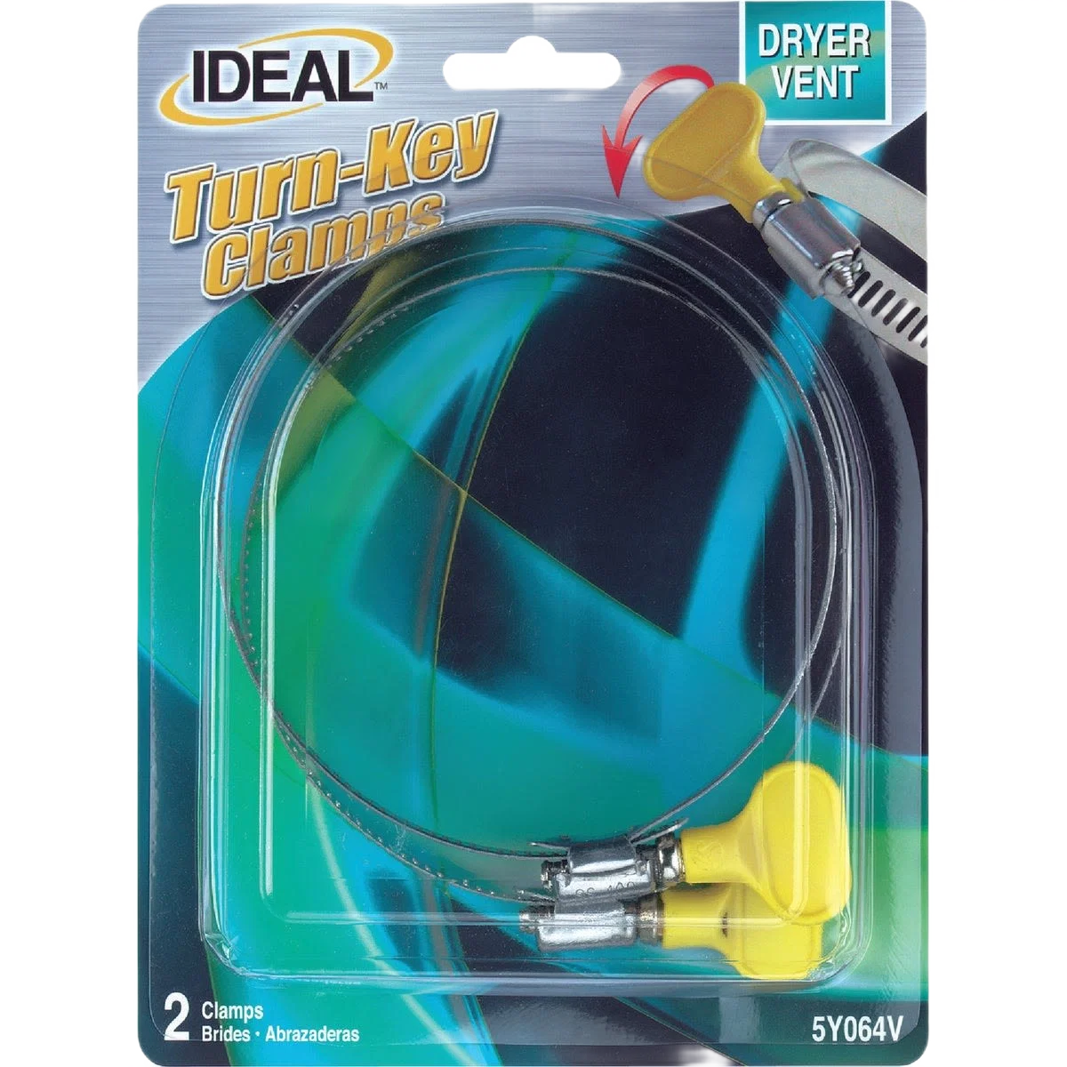 Consistent I Tridon 2-Pack Turn-Key Dryer Vent Clamp Elegant