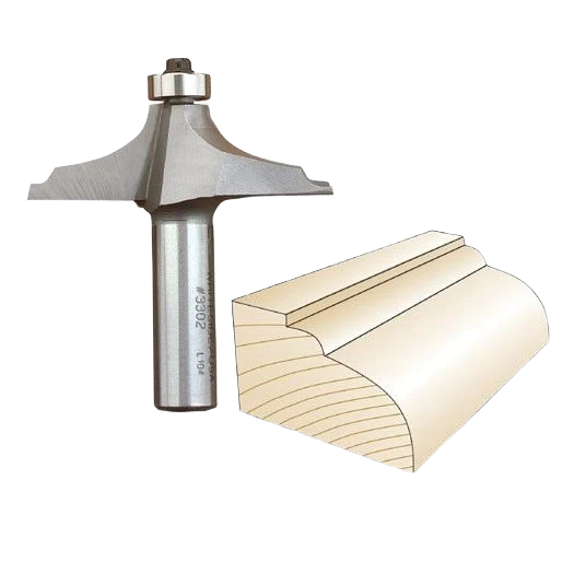Clean Whiteside 3302 Thumbnail Bead Table Edge Bit 1 2 in. SH x 1 in. PW Trendy