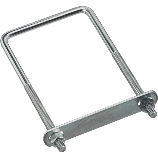 Versatile National Hardware 3 8 x 3-5 8 x 7 Zinc Square U Bolt Detailed