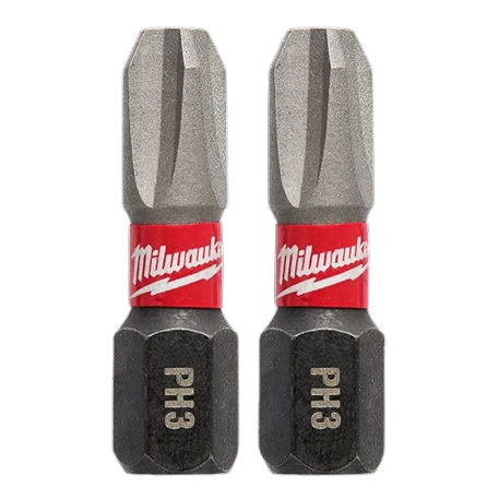 Professional Milwaukee SHOCKWAVE™ Impact Duty™ 1 PH3 Phillips Bits 2-Pack Effective
