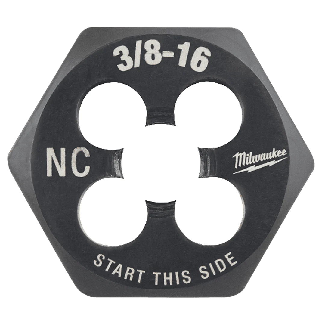 Superior Milwaukee 3 8-16 NC 1 Hex Threading Die Recyclable