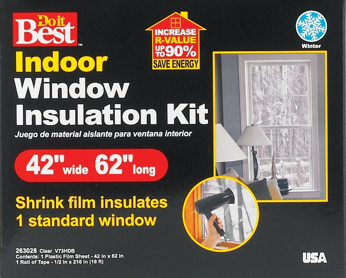 Optimized Do it Indoor Shrink Film Window Kit 42 x 62 in. Responsible