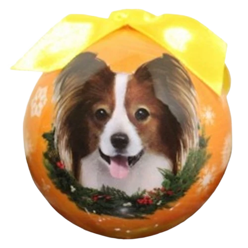 High-Quality E S Pets Papillon Christmas Ball Ornament Effective