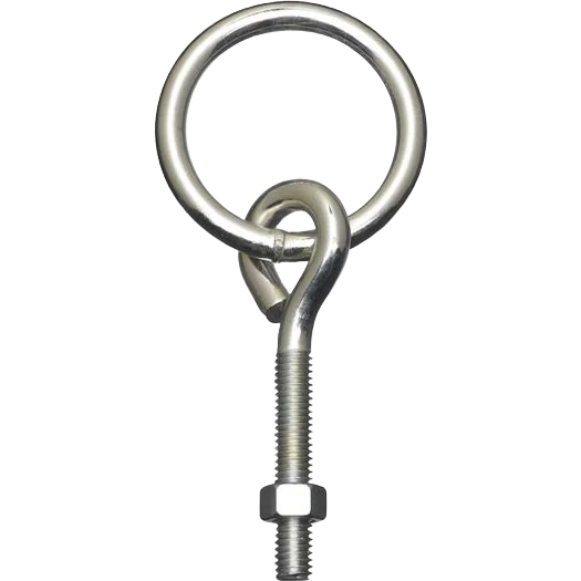Fast National Hardware 3 8 x 3-3 4 Zinc Ring Eye Bolt Healthy