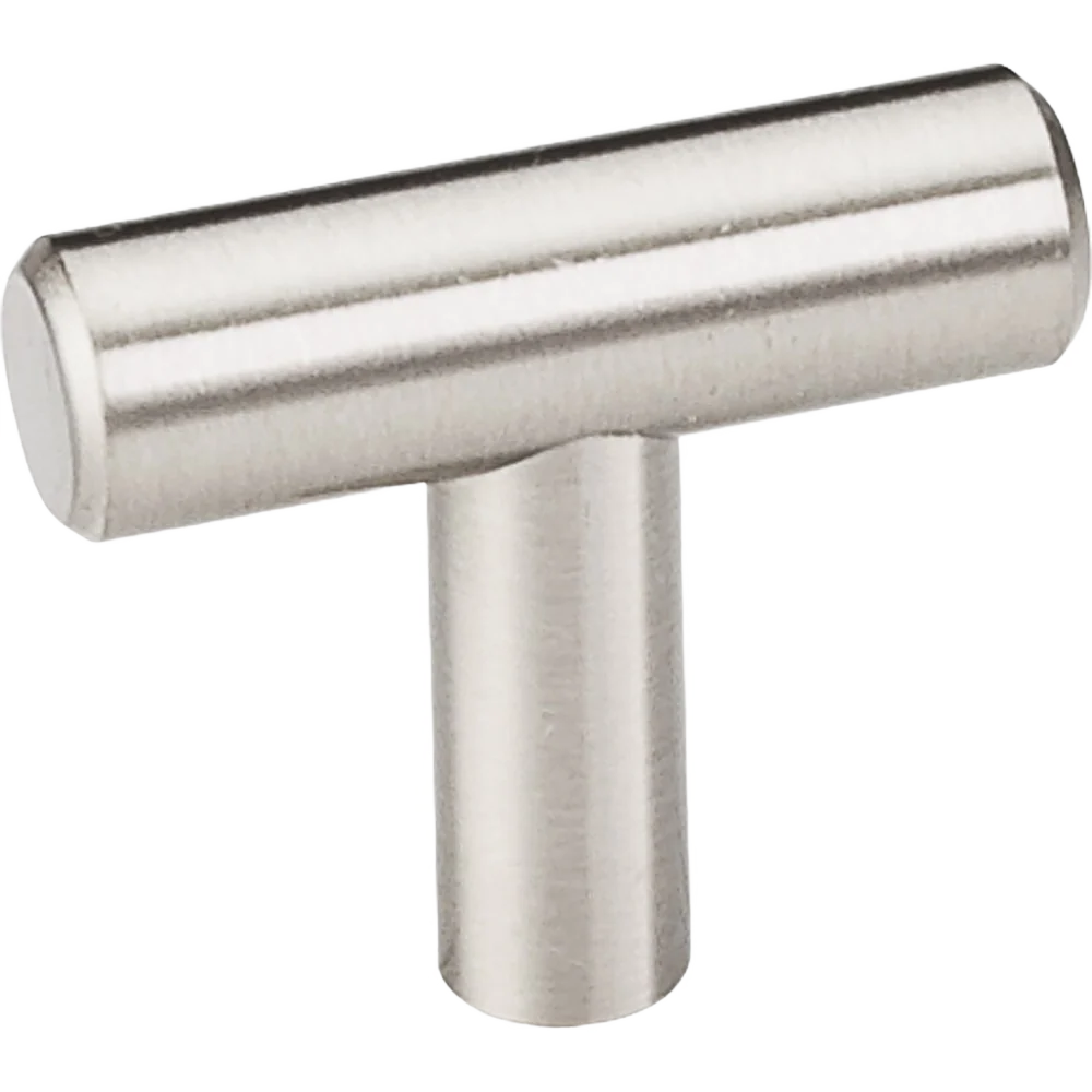 Excellent Hardware Resources Naples T Knob Satin Nickel Elegant