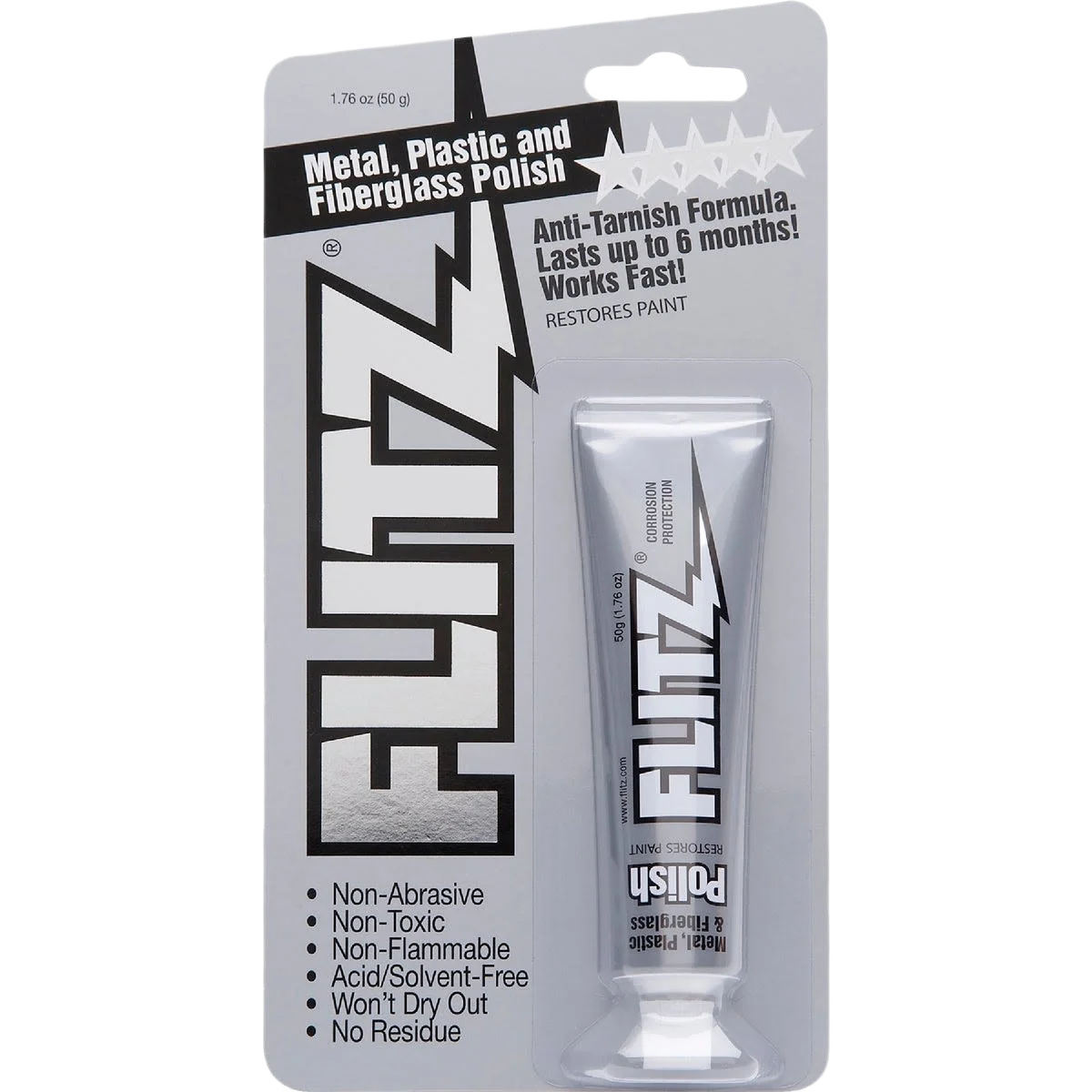 Dependable Flitz Metal Plastic Fiberglass Paste Polish Effective
