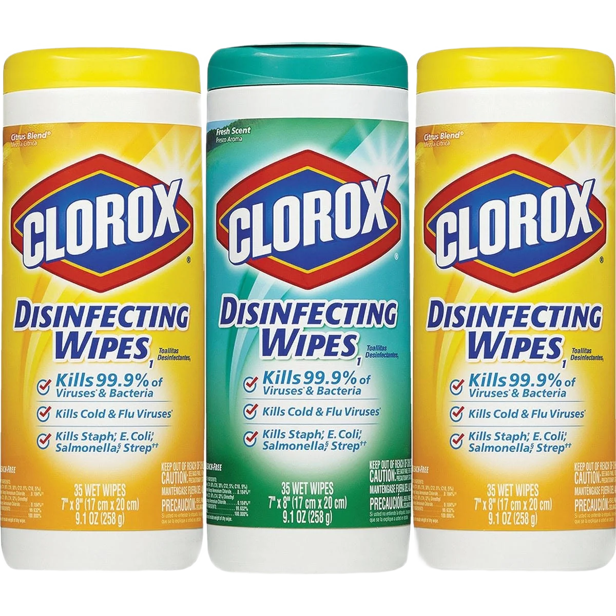 Dependable Clorox Disinfecting Cleaning Wipes 3-Pack Consistent