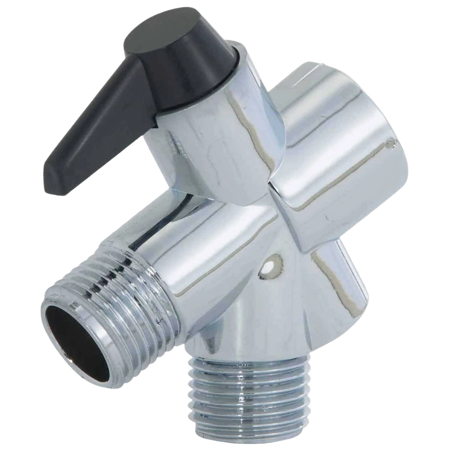Easy-to-Use Do it 1 2 in. Chrome Shower Flow Diverter Minimalist