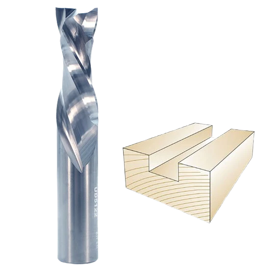 Consistent Whiteside Spiral Up Downcut Bit 1 2 in. SH x 1 2 in. CD x 1-1 4 in. CL Pure