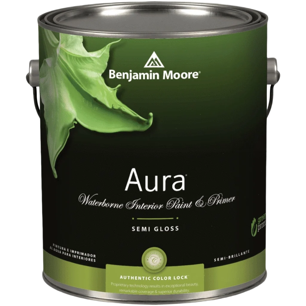 Effective Benjamin Moore Aura 2X Semi-Gloss Tintable Interior Paint Primer 1 Quart Enhanced