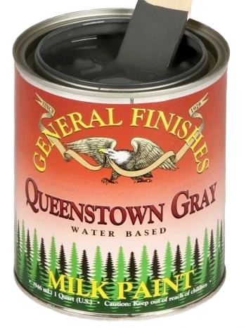 Long-Lasting General Finishes Queenstown Gray Milk Paint Pint Traditional