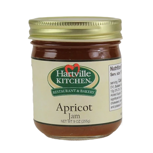 Exceptional Hartville Kitchen Apricot Jam 9 oz. Healthy