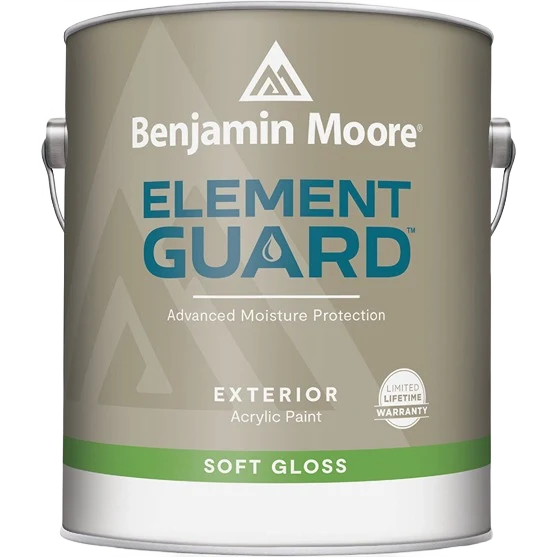 Smooth Benjamin Moore Element Guard Soft Gloss Base 2 1 quart Long-Lasting