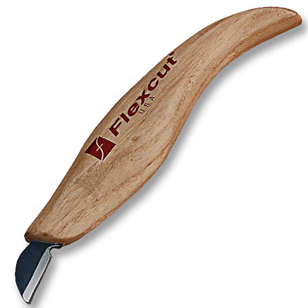 Convenient Flexcut Mini Chip Carving Knife Green